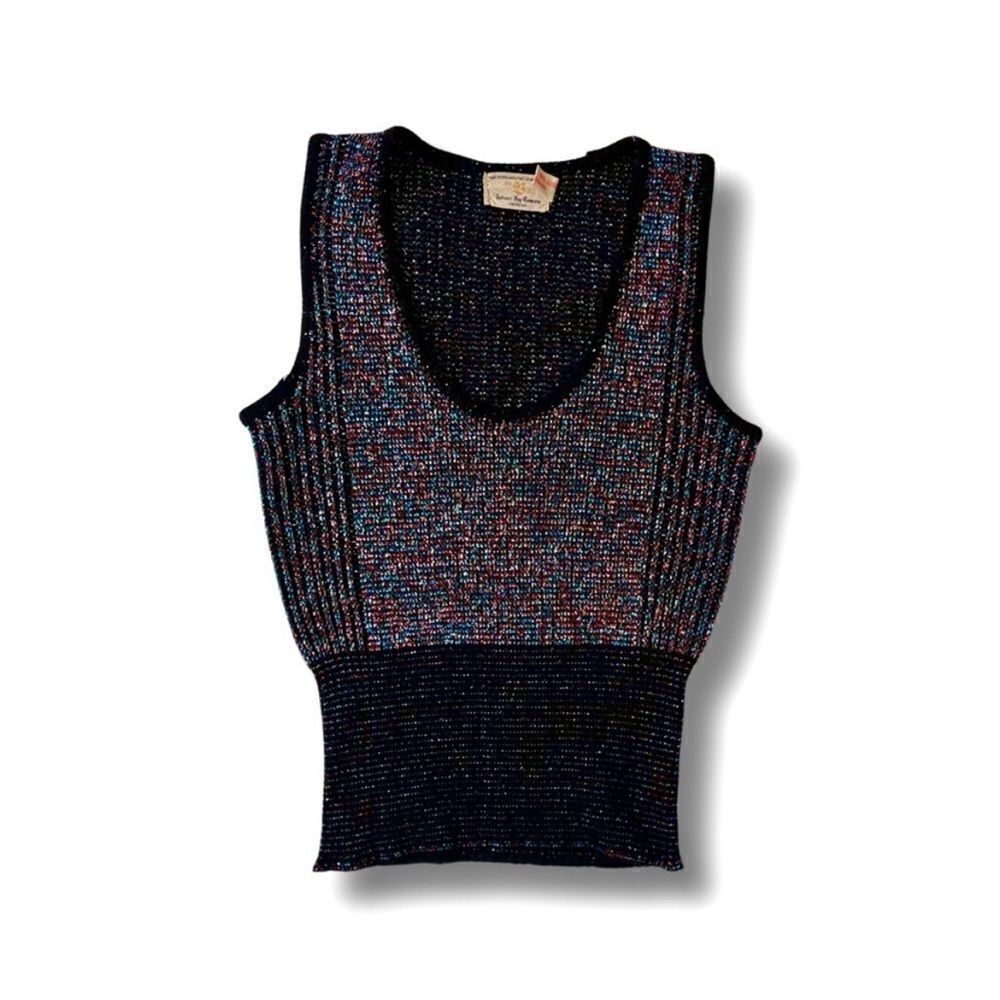 Vintage Hudson’s Bay 70’s Metallic Knit Tank